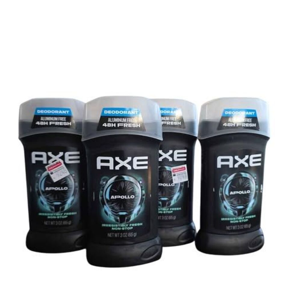 4 Pack Axe Deodorant Aluminium Free